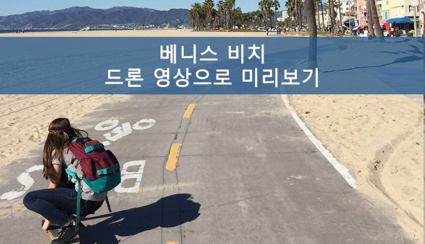 베니스 비치 드론 영상